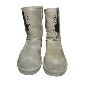 UGG Splatter Classic Short Women Boots Size 7